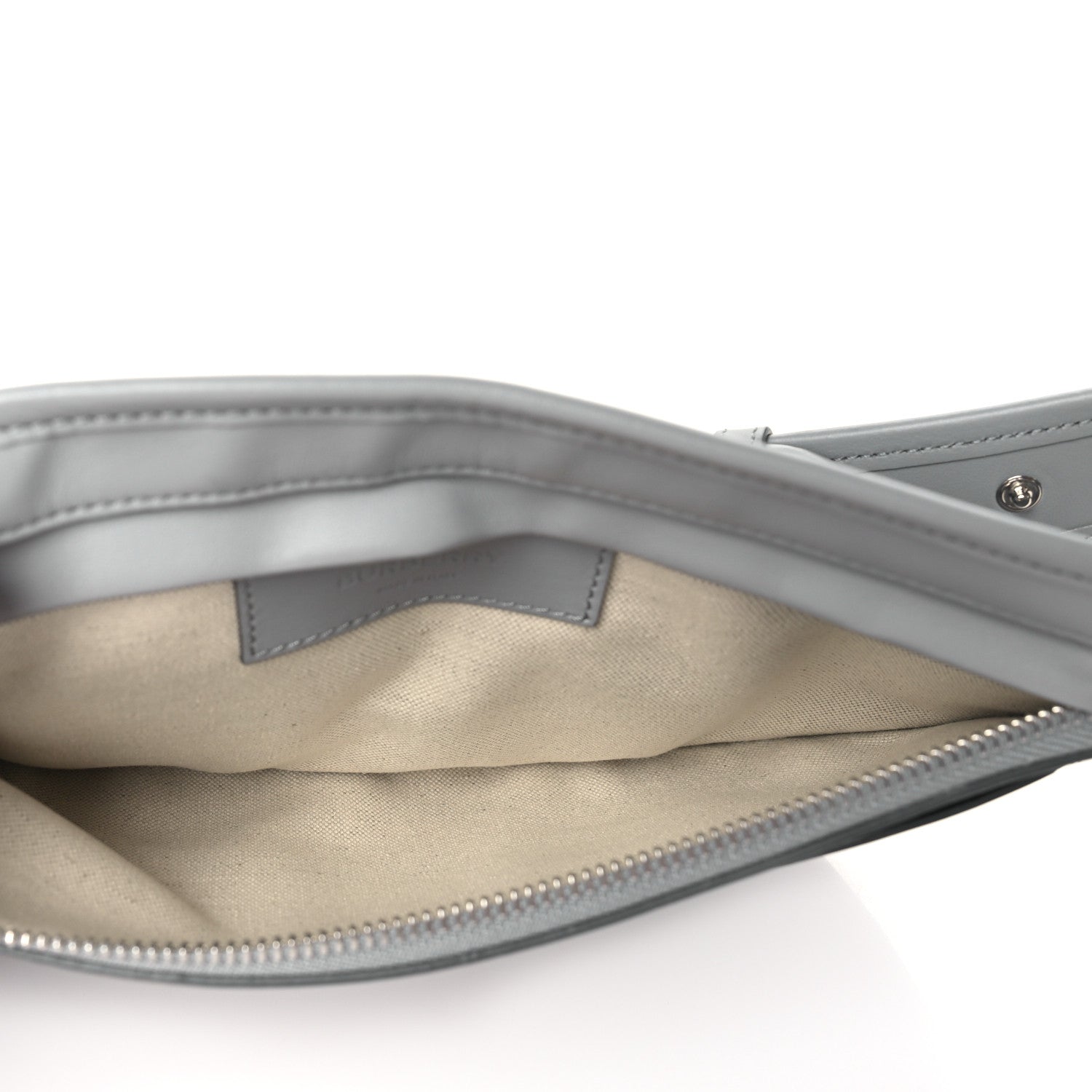 Burberry Smooth Calfskin Brummell Bum Bag Grey 5 of 9