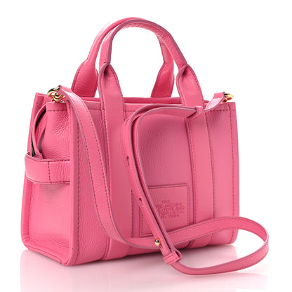 Marc Jacobs Grained Calfskin Small The Tote Bag Candy Pink 3 of 15