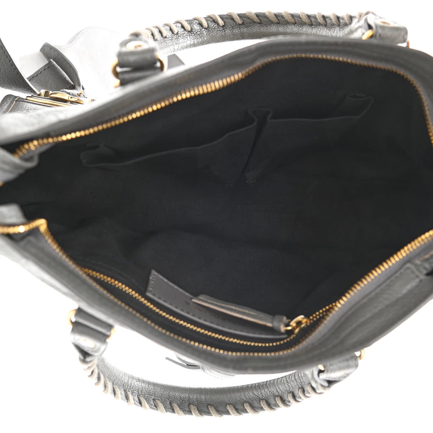 Balenciaga Chevre Gold Metallic Edge Hardware S City Gris Acier 8 of 11