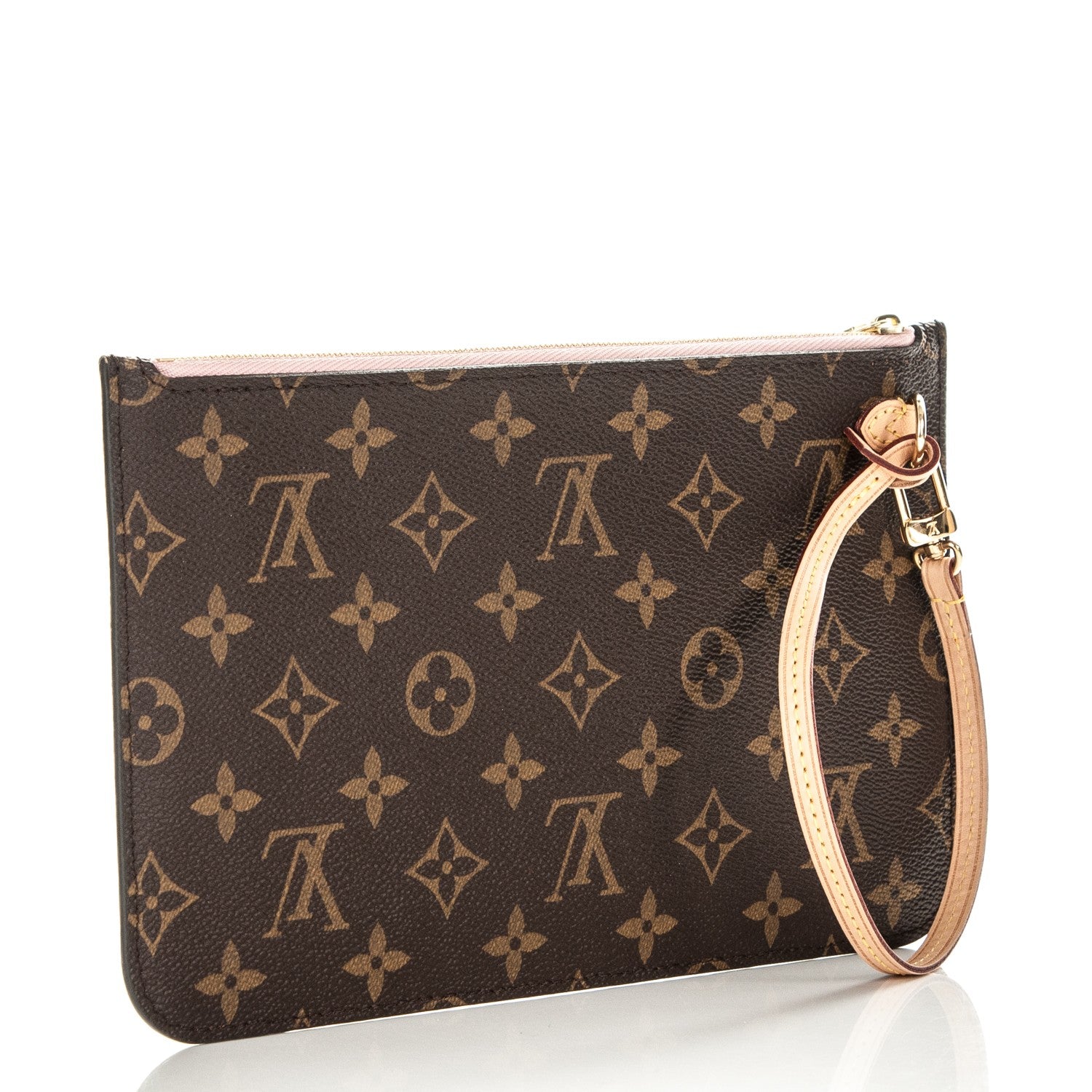 Louis Vuitton Monogram Neverfull MM GM Pochette Rose Ballerine 3 of 7