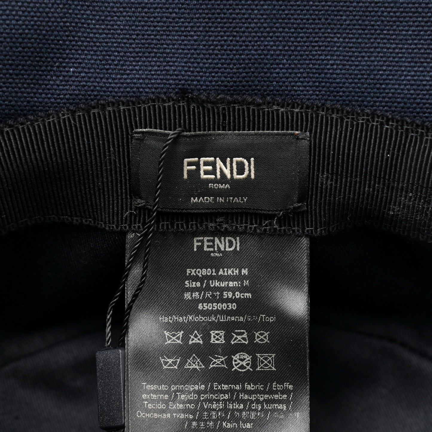 Denim Bucket Hat M Blue