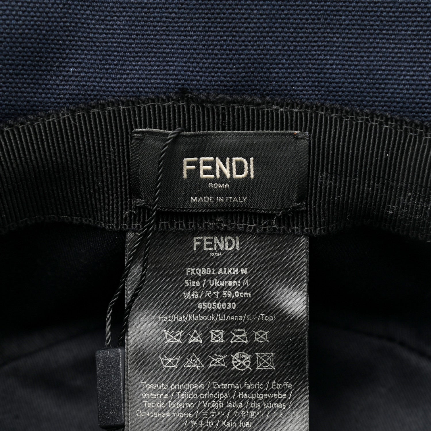 Fendi Denim Bucket Hat M Blue 7 of 10