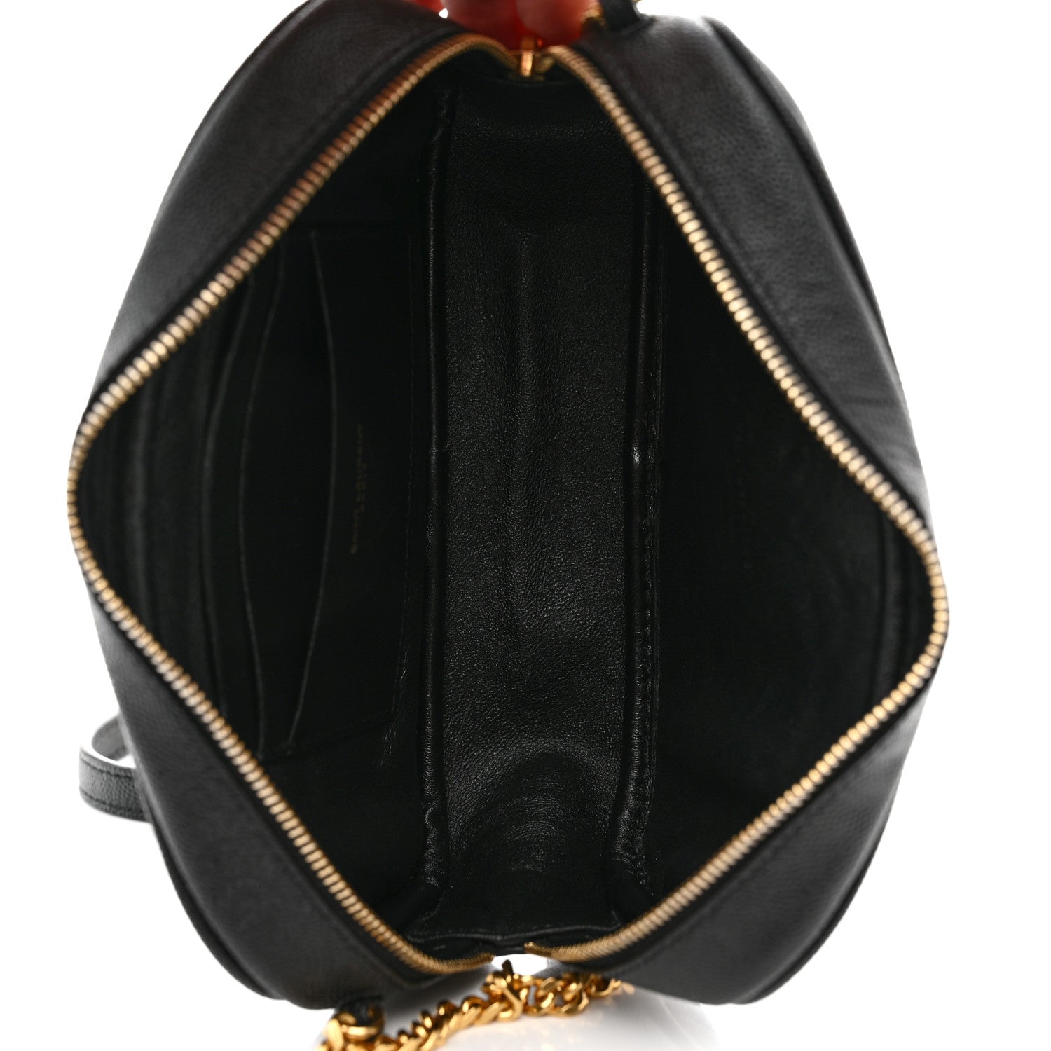 Saint Laurent Grain De Poudre Matelasse Monogram Mini Lou Camera Bag Black 5 of 7