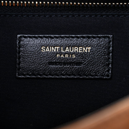Saint Laurent Suede Monogram Medium Niki Chain Satchel Cinnamon 6 of 8