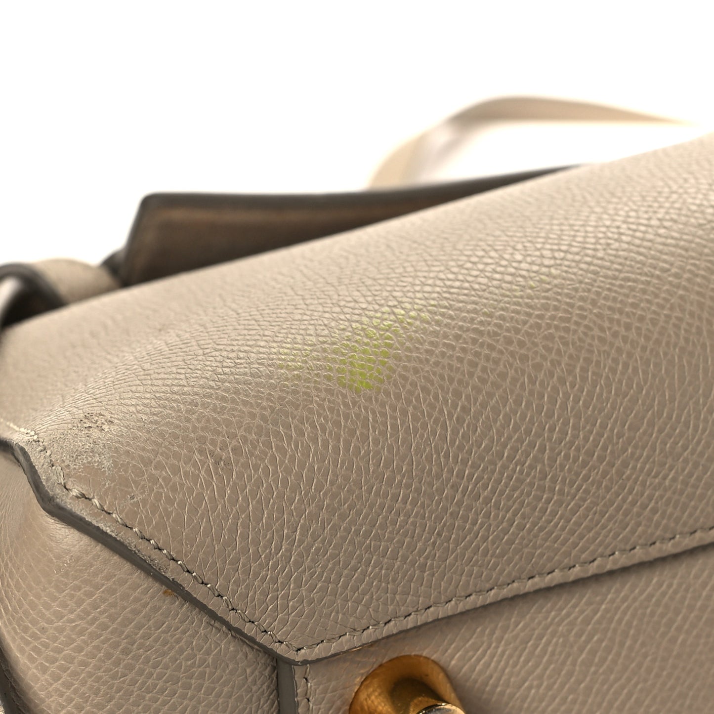 Grained Calfskin Mini Belt Bag Light Taupe