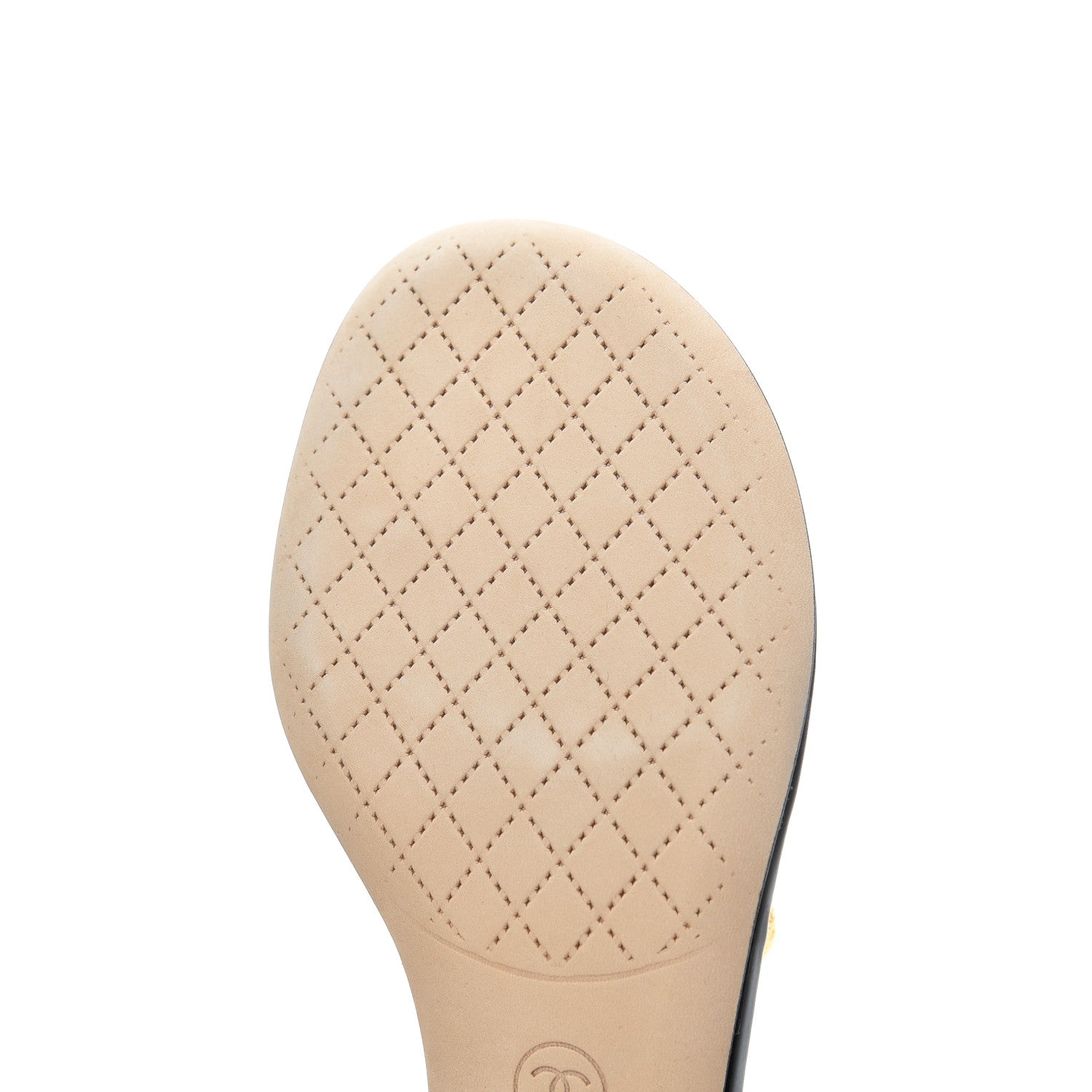 Chanel Calfskin Medallion CC Thong Sandals 38 Black 14 of 17