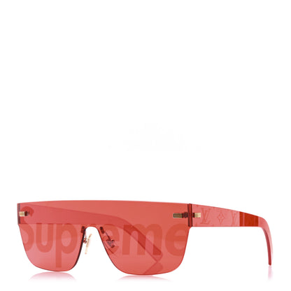 Louis Vuitton X SUPREME City Mask Sunglasses Coquelicot 1 of 7