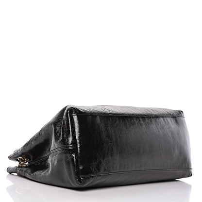 Gucci Patent Medium Soho Chain Shoulder Bag Black 4 of 10