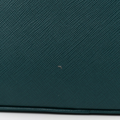 Prada Saffiano Lux Galleria Front Pocket Tote Ottanio Cobalto 11 of 12