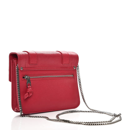 Proenza Schouler Lambskin PS1 Large Chain Wallet Red 3 of 8