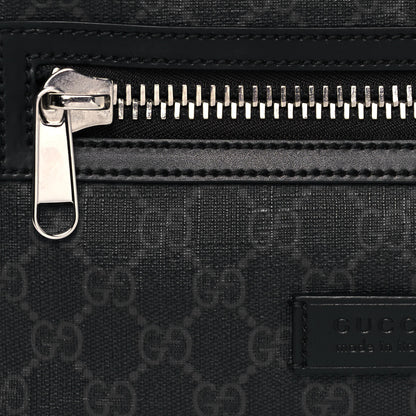 Gucci Soft GG Supreme Monogram Web Belt Bag Black Grey 8 of 13