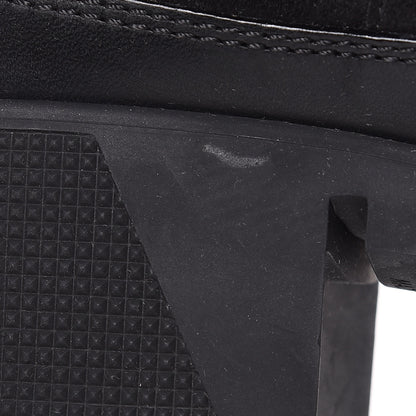 Louis Vuitton Suede Calfskin Monogram LV Black Heart Laureate Platform Desert Boots 36 Black 8 of 8