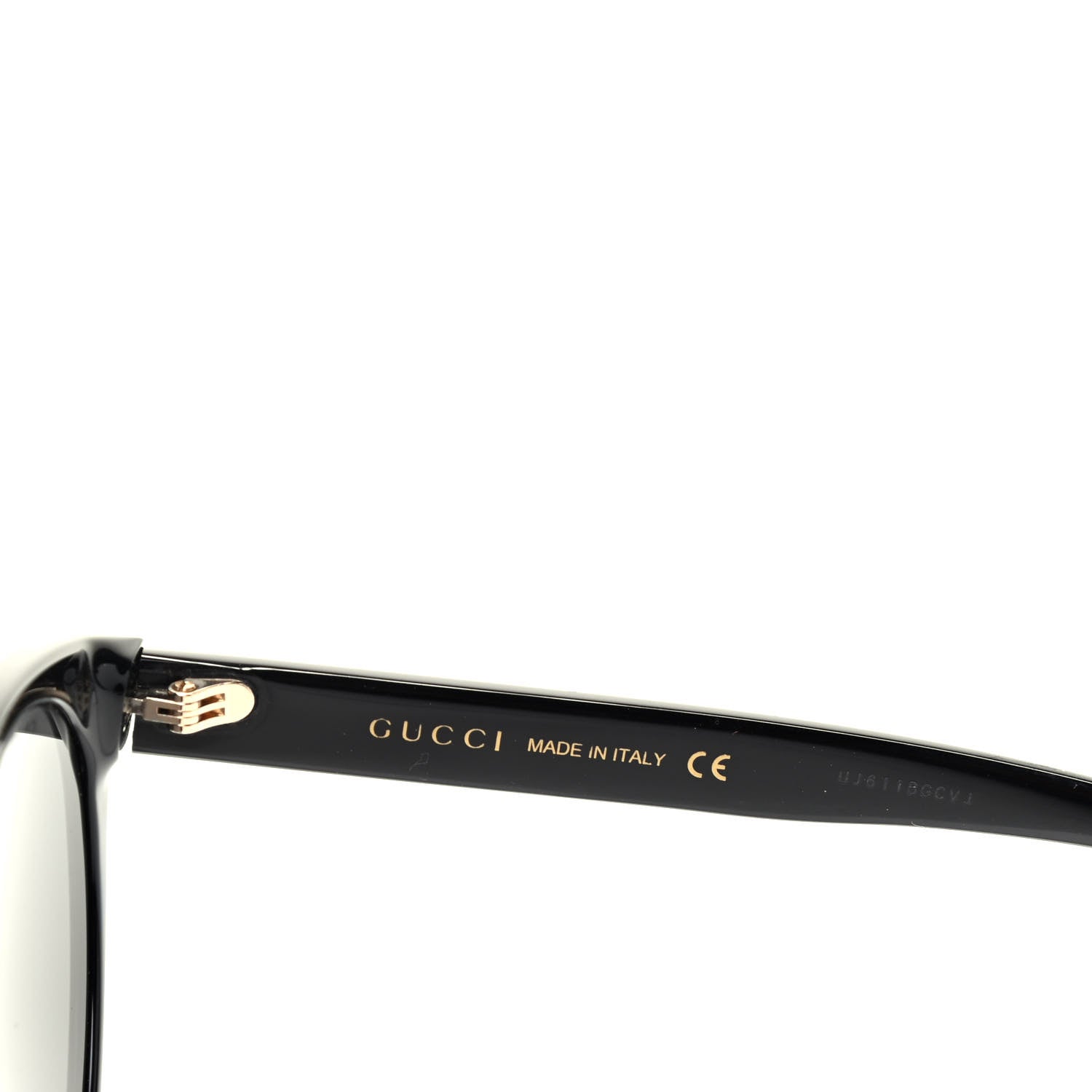 Gucci Round Frame Crystal Sunglasses GG 0419S Black 5 of 6