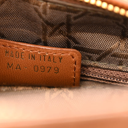 Christian Dior Lambskin Cannage Medium Lady Dior Tan 7 of 16