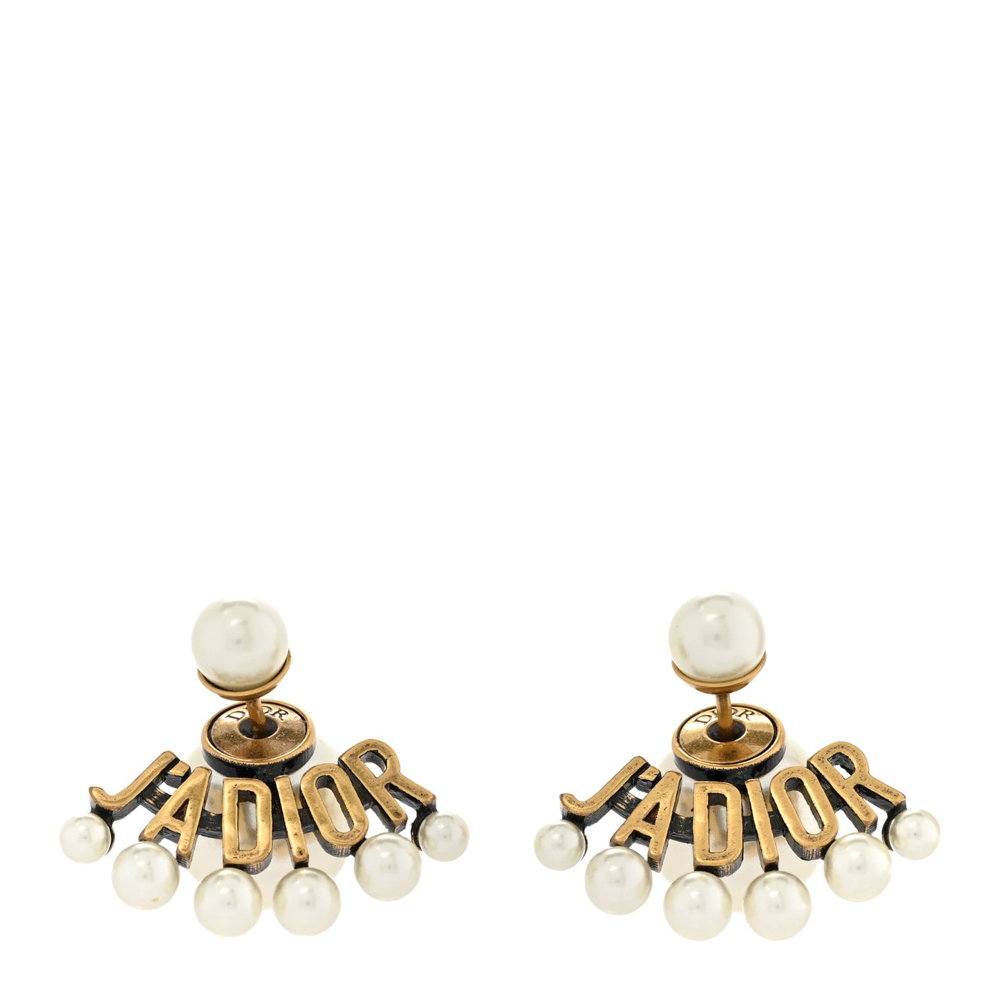 Pearl J'Adior Dior Tribal Earrings