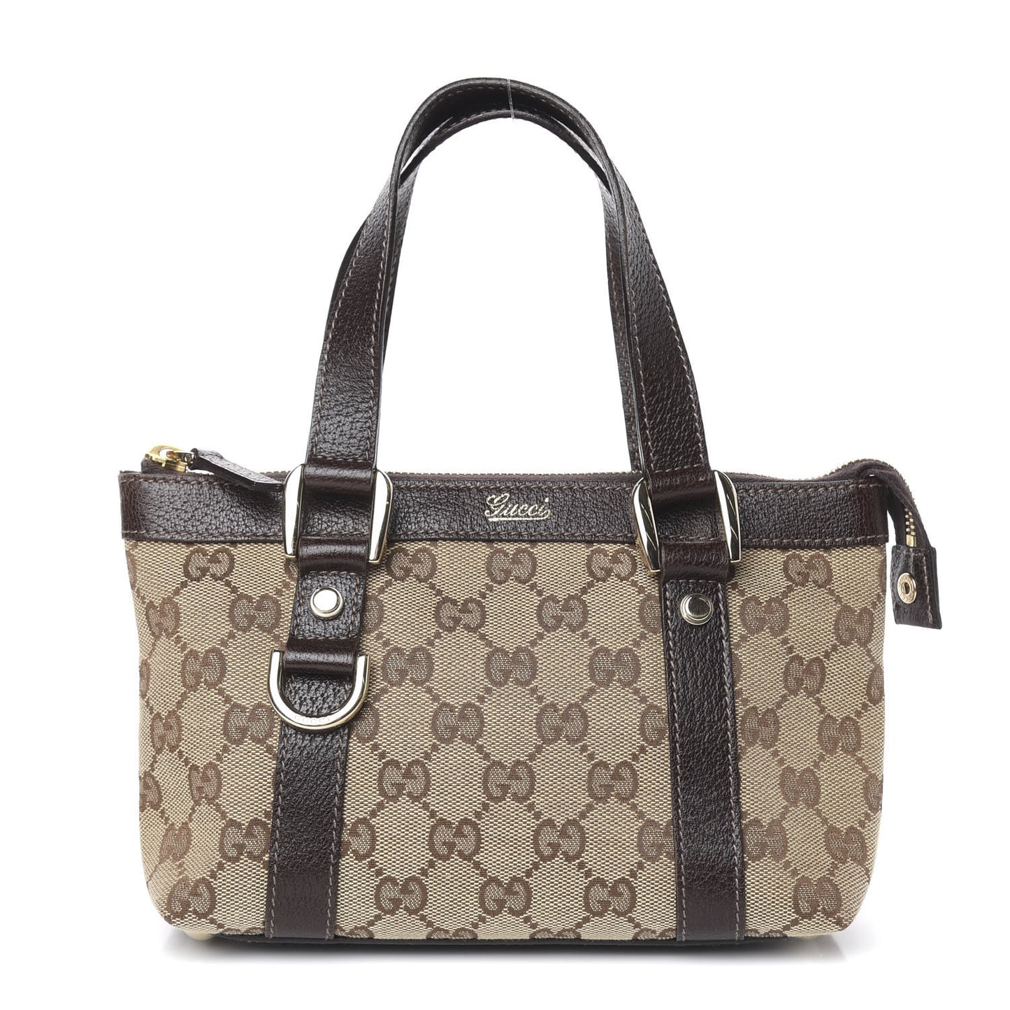 Monogram Small Abbey Tote Dark Brown