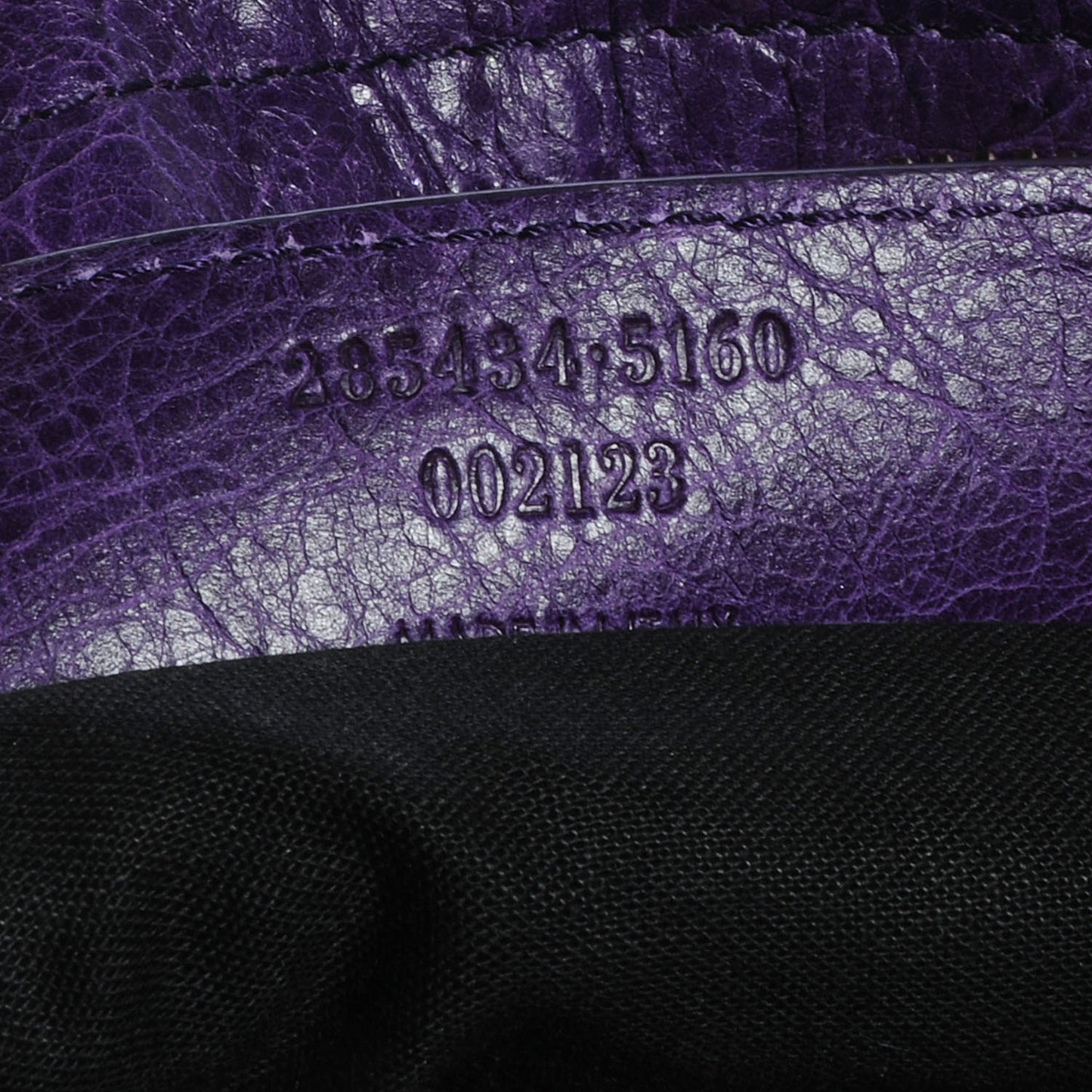 Agneau Giant 12 Rose Gold Hardware Town Dark Violet
