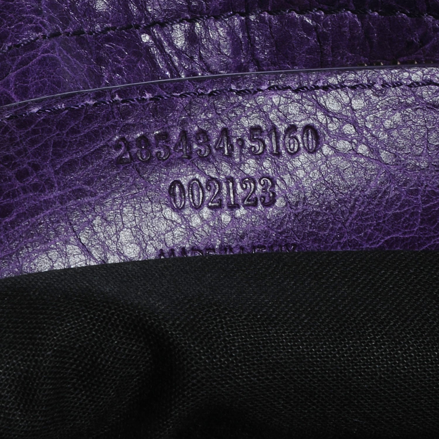 Balenciaga Agneau Giant 12 Rose Gold Hardware Town Dark Violet 7 of 10