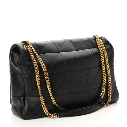 Saint Laurent Lambskin Patchwork Monogram Large Jamie Black 3 of 9