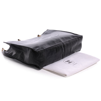 Chanel Lambskin Jumbo CC Shoulder Bag Black 4 of 8
