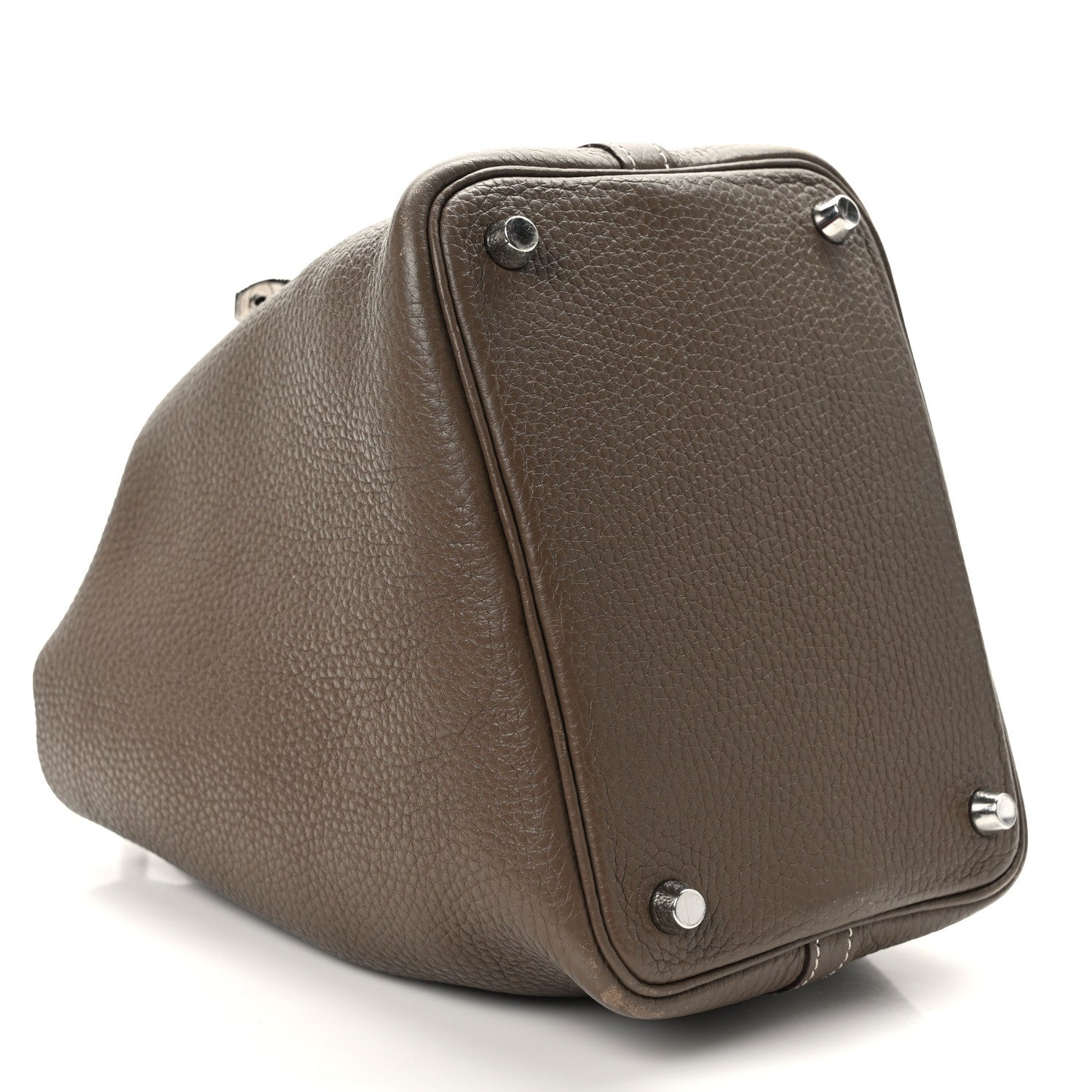 Hermes Taurillon Clemence Picotin Lock 18 PM Etoupe 8 of 12