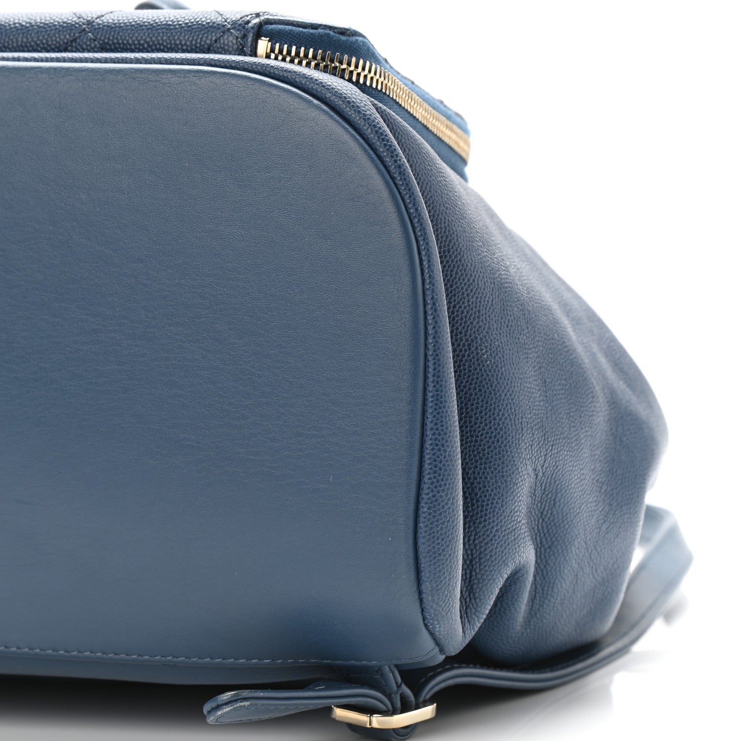 Chanel Caviar Quilted Business Affinity Backpack Blue 9 of 9