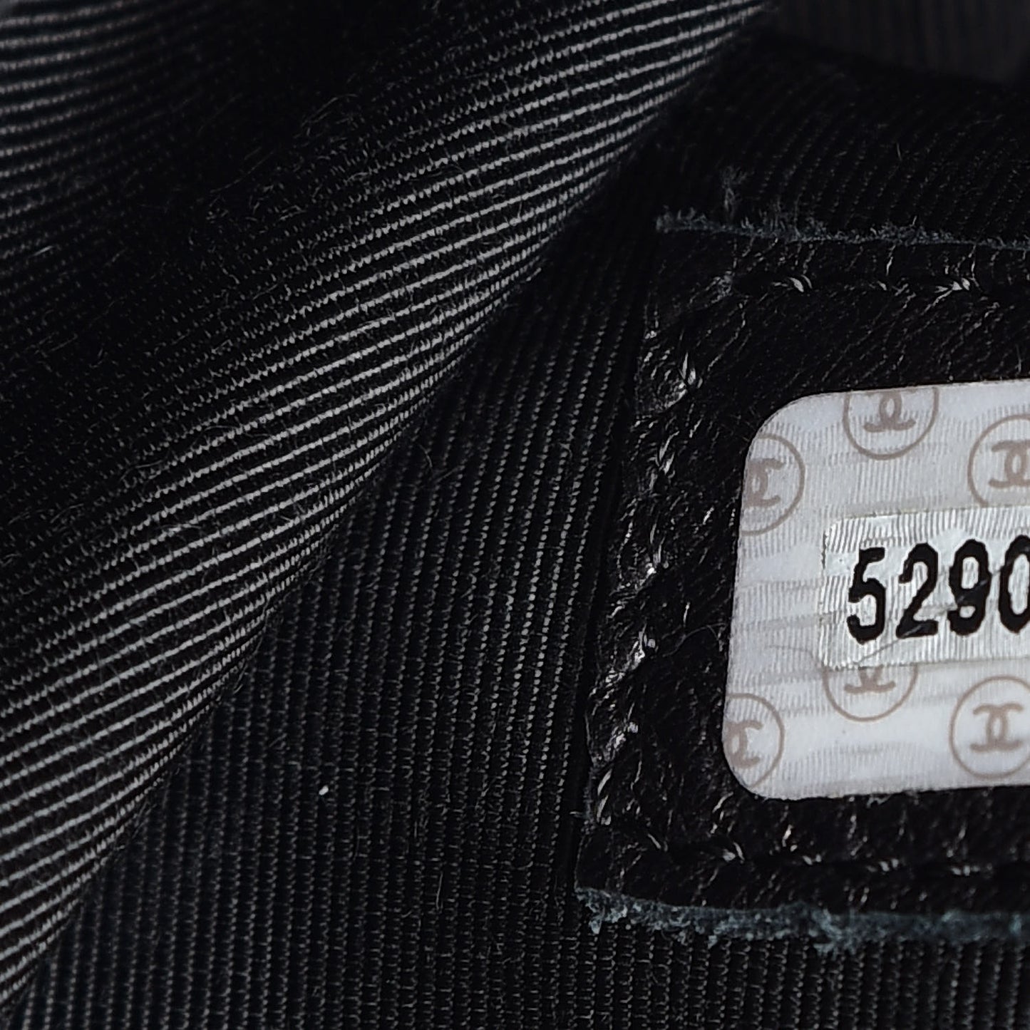 Caviar Large CC Shoulder Bag Black