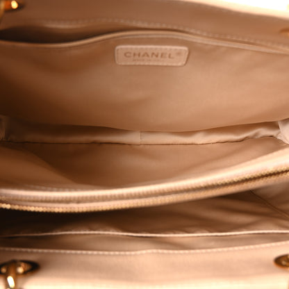Chanel Caviar Quilted Grand Shopping Tote GST Beige Clair 9 of 21