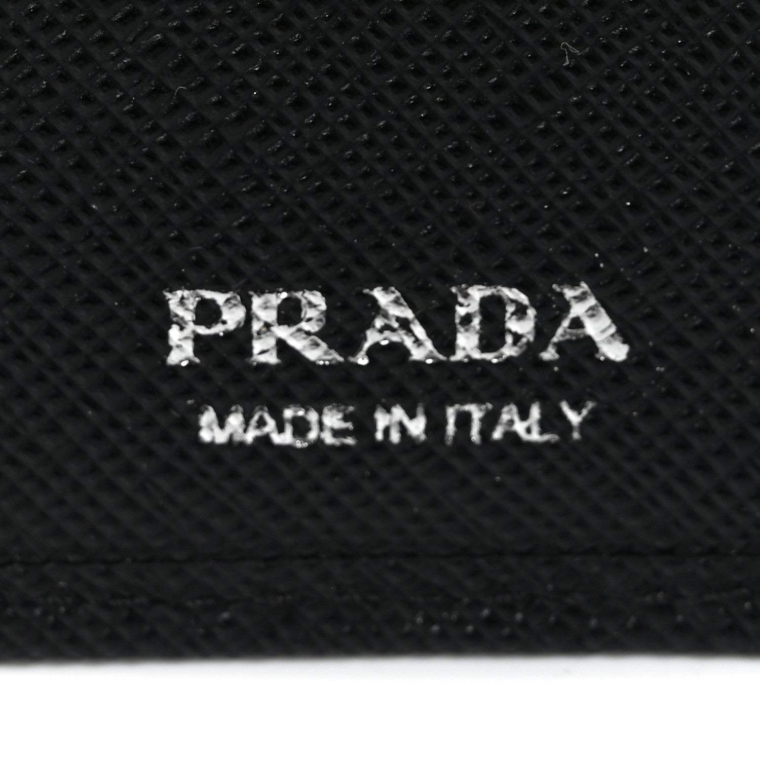 Prada Saffiano Triangle Continental Zip Wallet Black 7 of 8