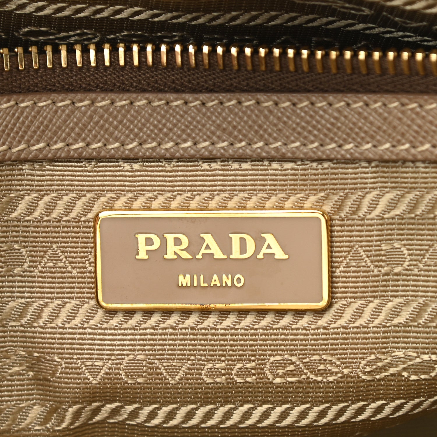 Prada Saffiano Lux Medium Tote Cammeo 6 of 10