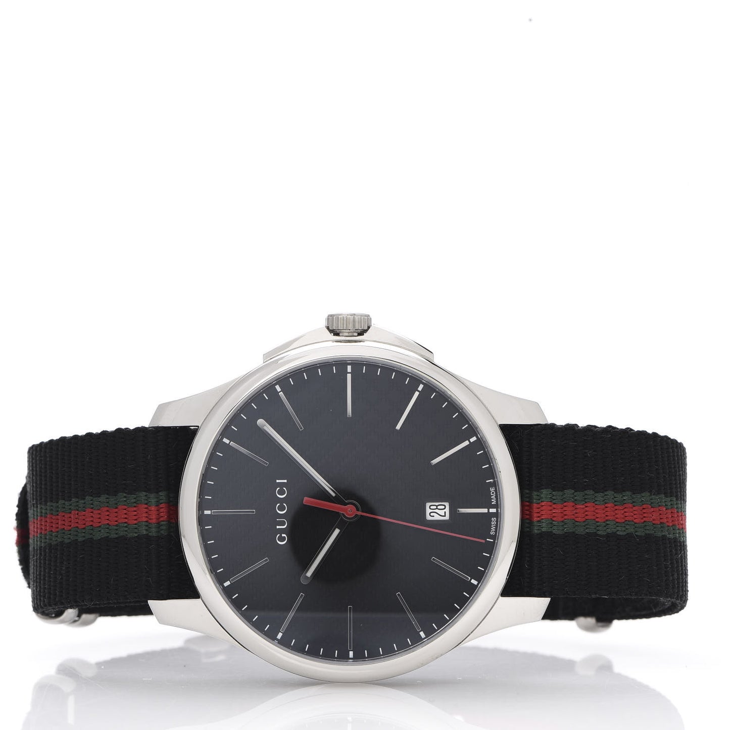 Stainless Steel Nylon 40mm G-Timeless Web Quartz Watch Black