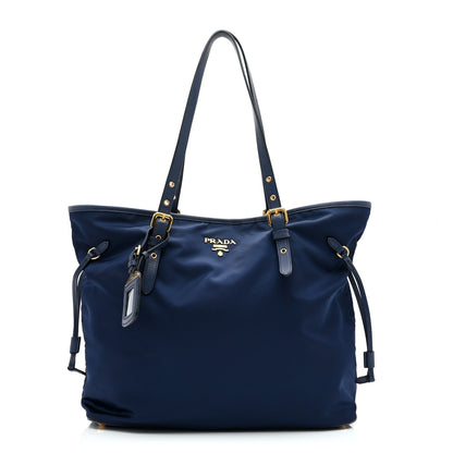 Prada Tessuto Nylon Saffiano Tote Baltico 1 of 10