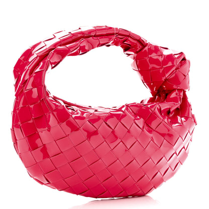 Bottega Veneta Patent Nappa Intrecciato Mini Jodie Candy Stripe 3 of 9