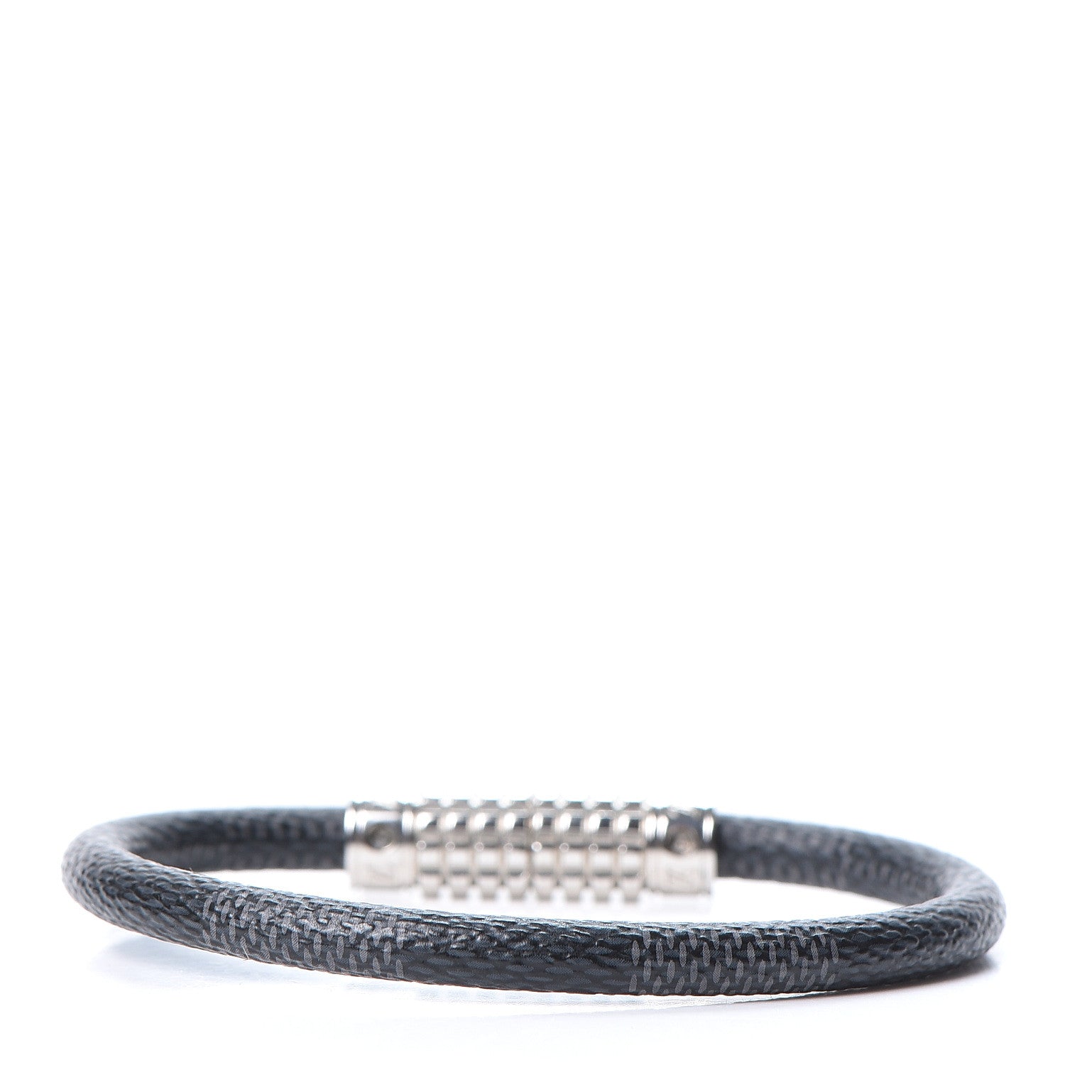 Louis Vuitton Damier Graphite Digit Bracelet 2 of 5