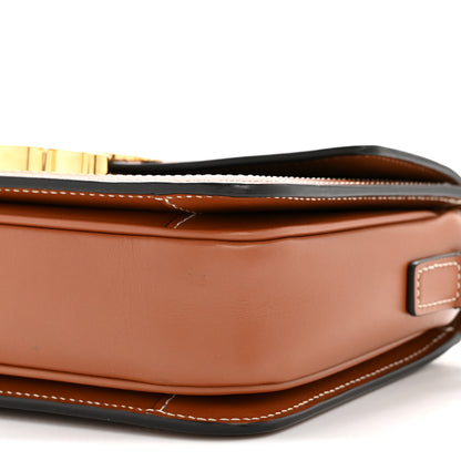 Celine Calfskin Triomphe Canvas Teen Triomphe Bag Tan 11 of 13