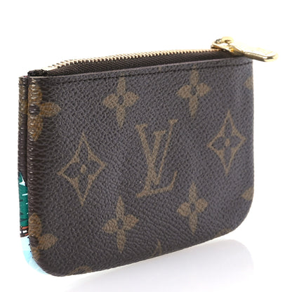 Louis Vuitton Monogram 2023 Christmas Animation Alpine Key Pouch Pink 3 of 7