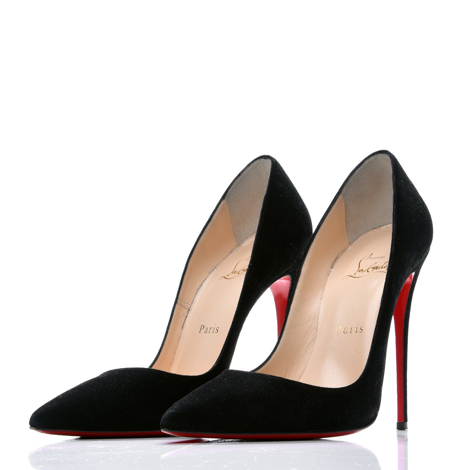Christian Louboutin Suede So Kate 120 Pumps 38 Black 3 of 10