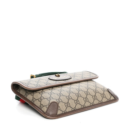 Gucci GG Supreme Monogram Neo Vintage Web Belt Bag Brown 4 of 11