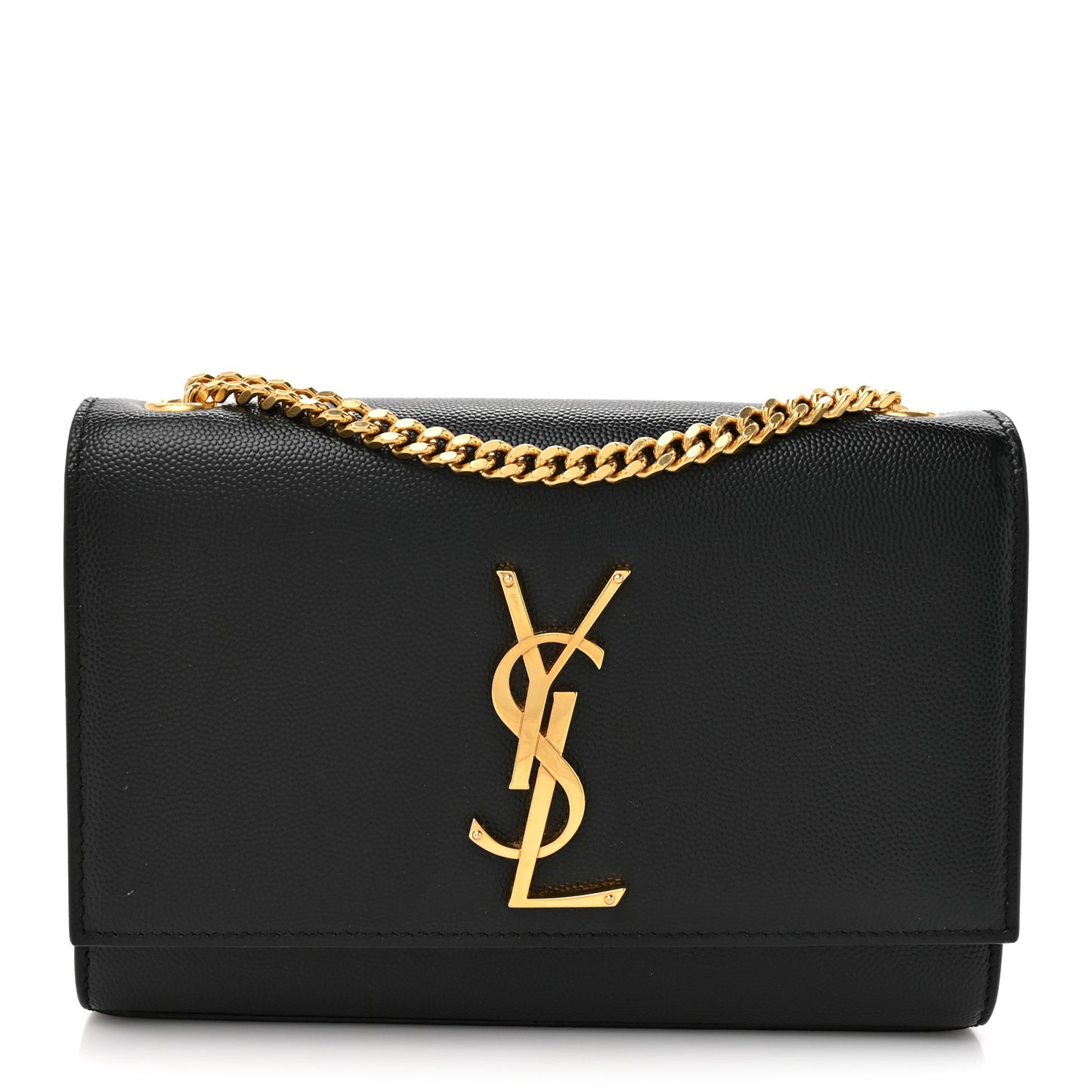 Grain De Poudre Small Monogram Kate Satchel Black