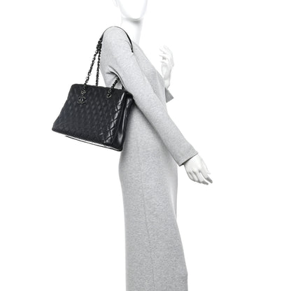 Chanel Caviar Quilted Small City Shopping Tote Black 2 of 10