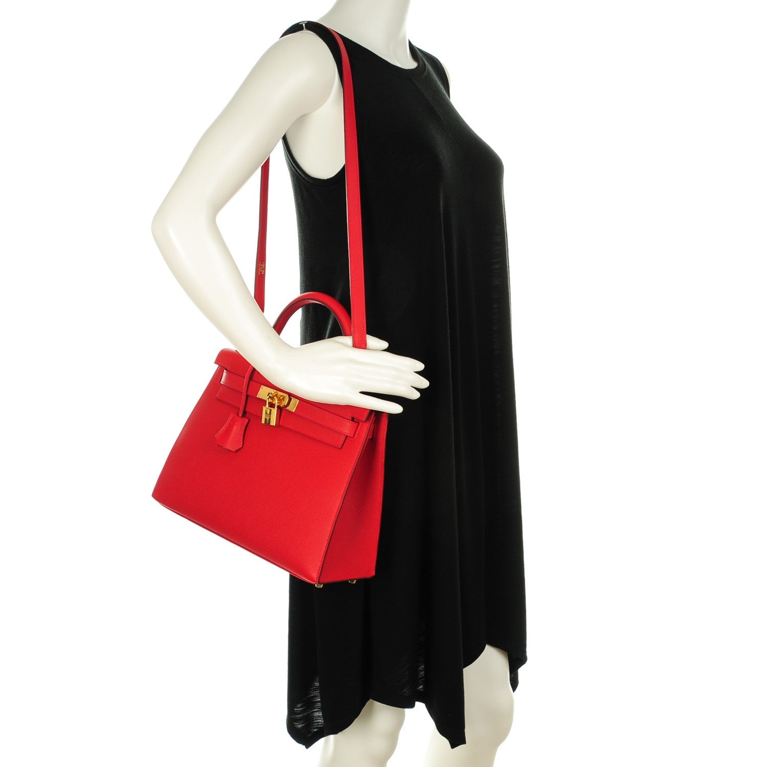 Hermes Epsom Kelly Sellier 28 Rouge Casaque 2 of 24