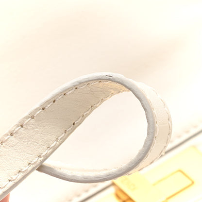 Fendi Nappa Medium Peekaboo Iconic Satchel White 13 of 13