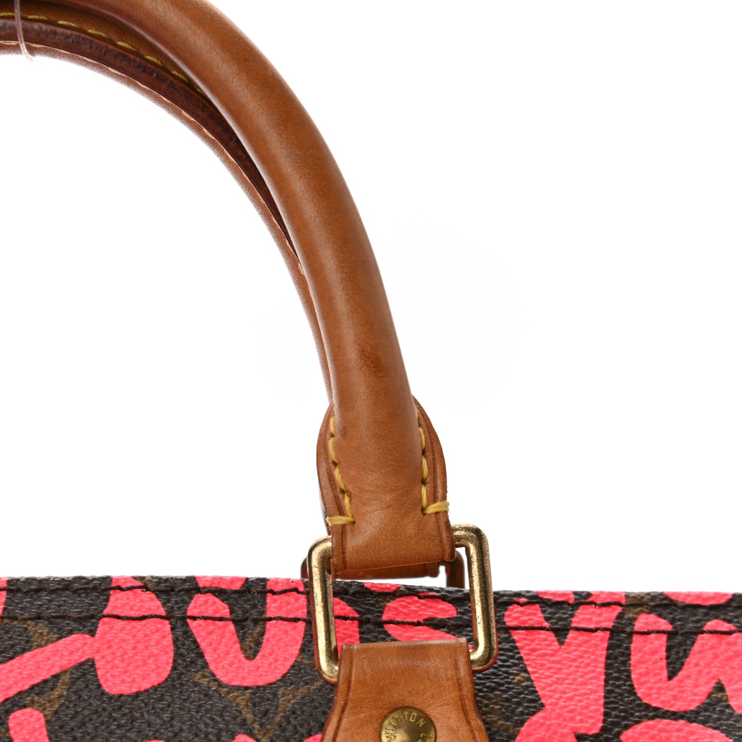 Monogram Graffiti Speedy 30 Fuchsia