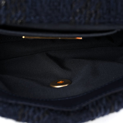 Chanel Tweed Quilted Chanel 19 Waist Bag Navy 5 of 10