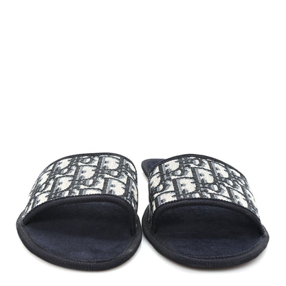 Christian Dior Oblique Slippers 10.5 Navy Blue 3 of 8