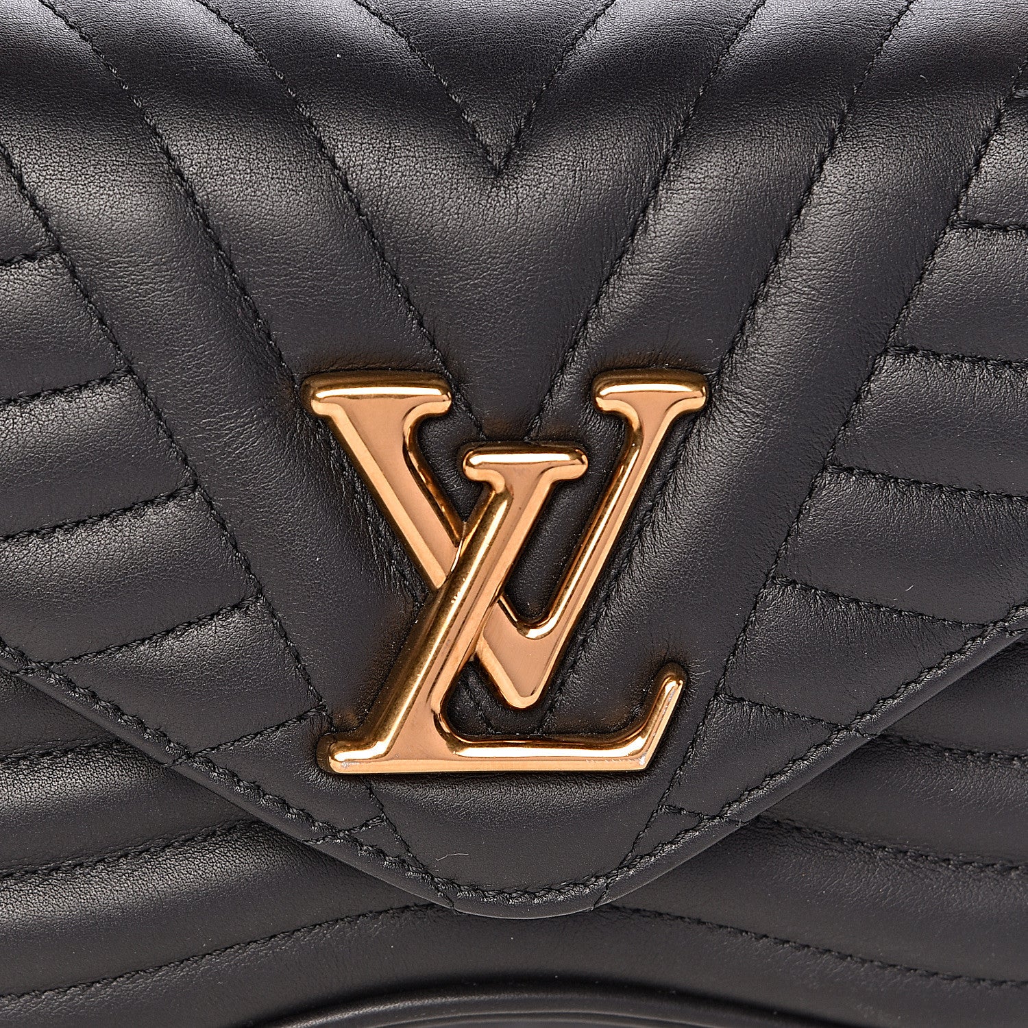 Louis Vuitton Calfskin New Wave Chain PM Black 10 of 10
