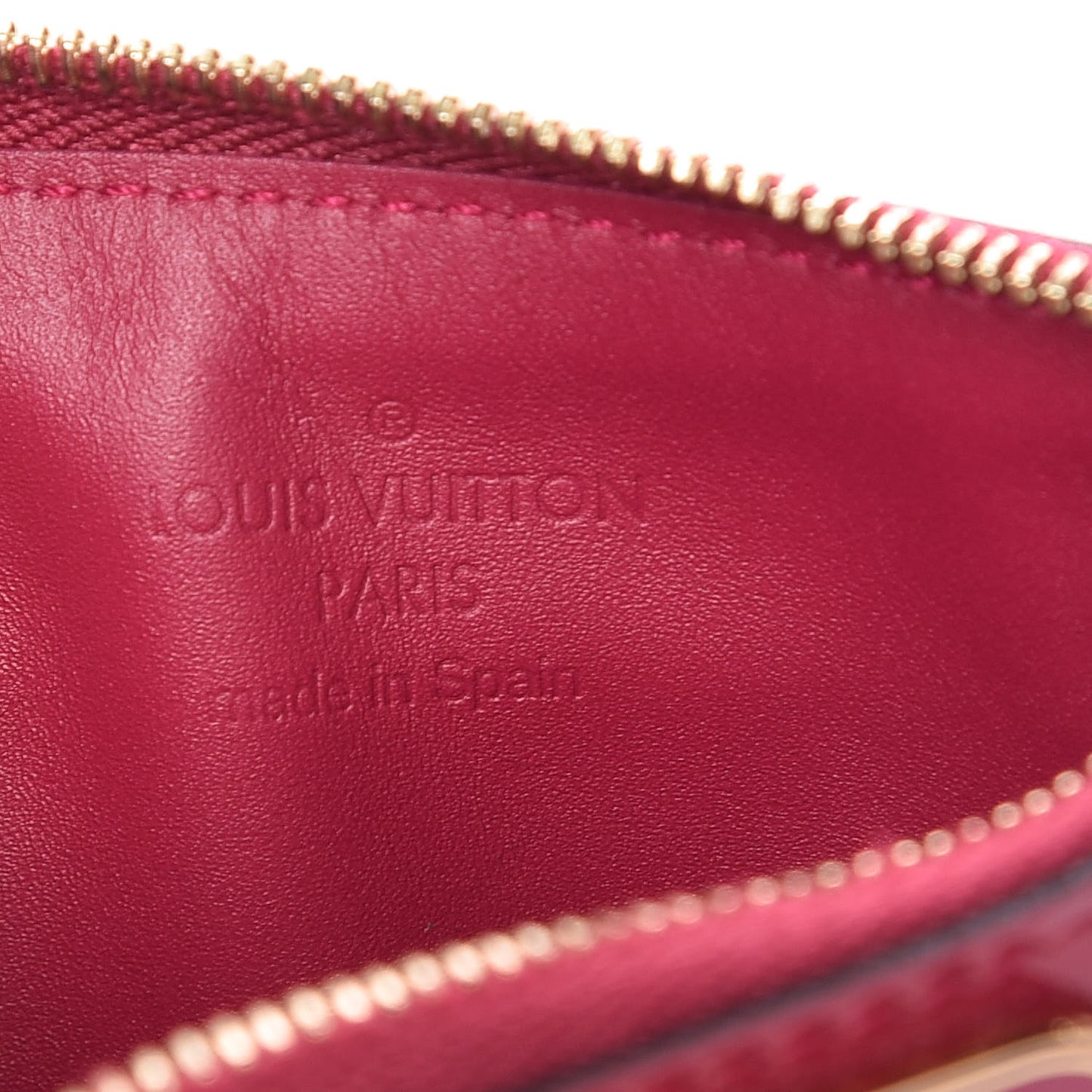 Vernis Key Pouch Rose Indien