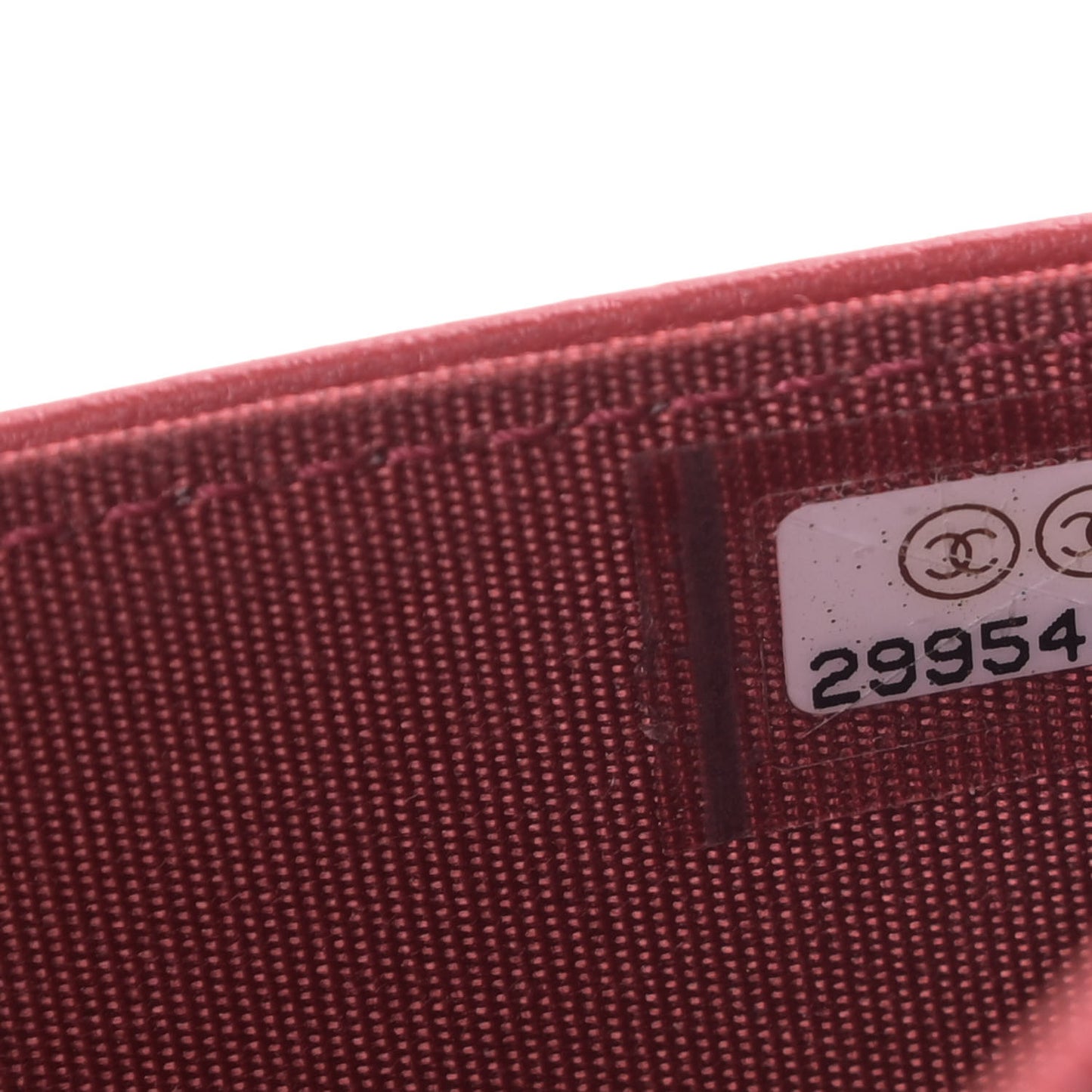 Caviar Quilted Boy Wallet On Chain WOC Red