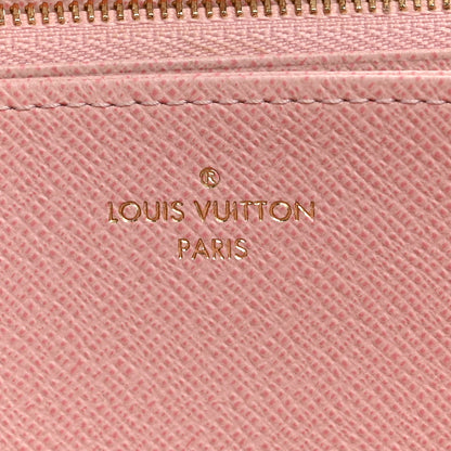 Louis Vuitton Damier Azur Zippy Wallet Rose Ballerine 6 of 7