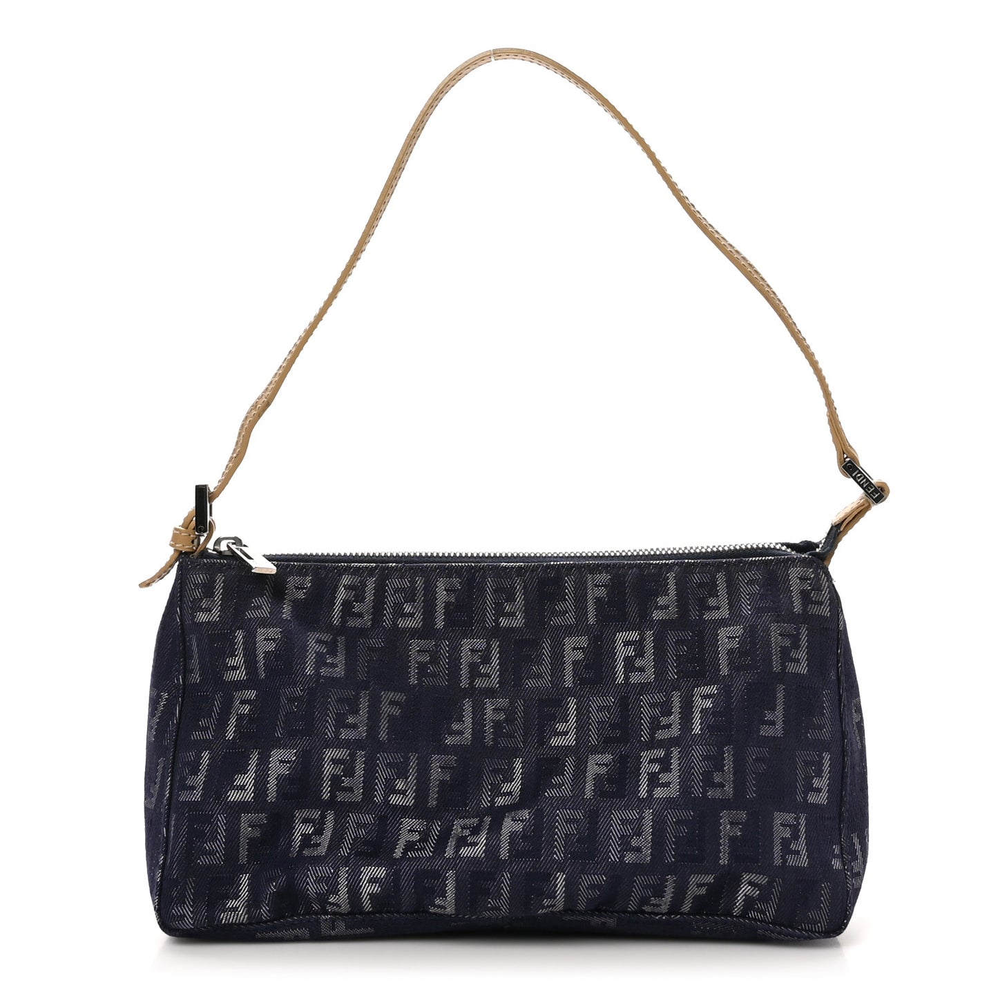 Denim Zucchino Vitello Pochette Blue